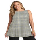 Stretch Knit Tunic Tank image number 0