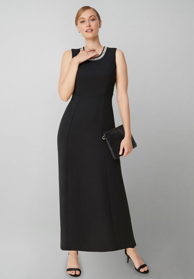 2-Piece Beaded Jacket Dress image number 1