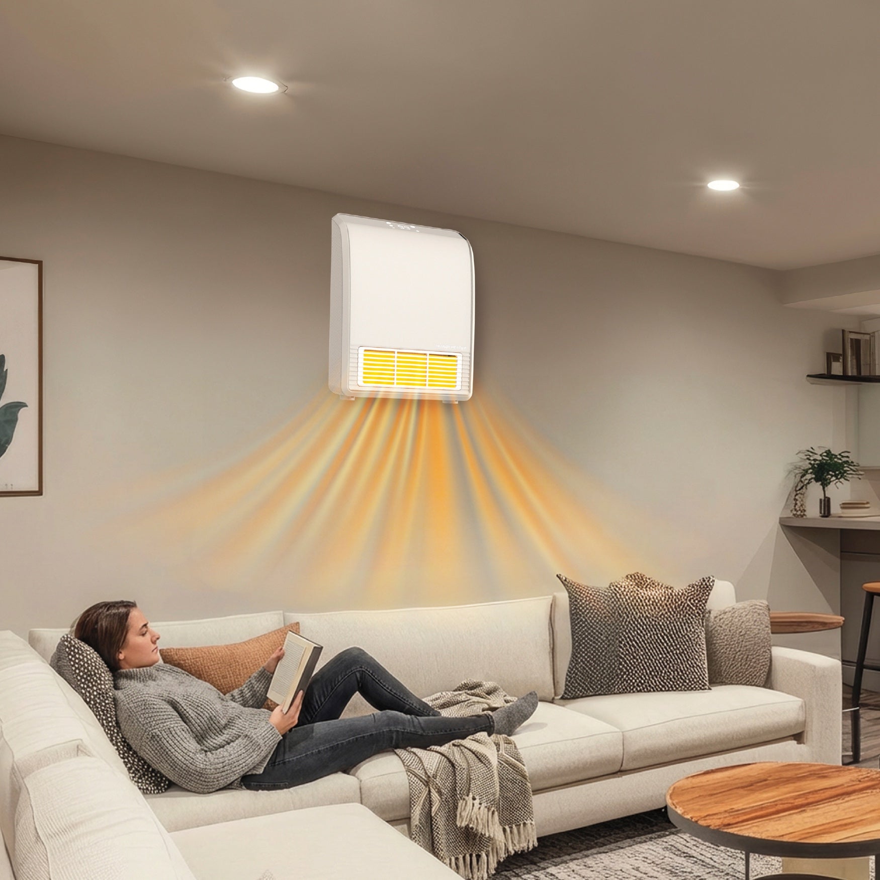 Handy Heater Wall Mount or Floor Room Heater image number 2