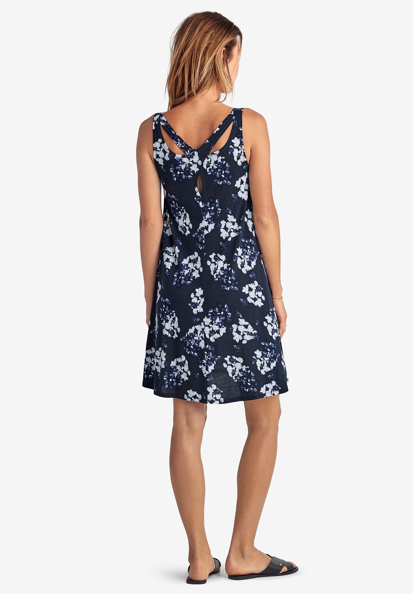 Crossover Back Tank Dress image number 1