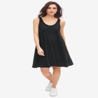 Crossover Back Tank Dress image number null