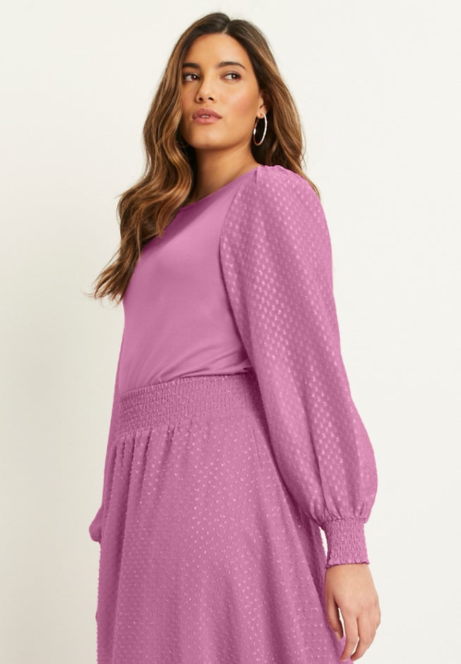 Lace-Sleeve Top image number 2