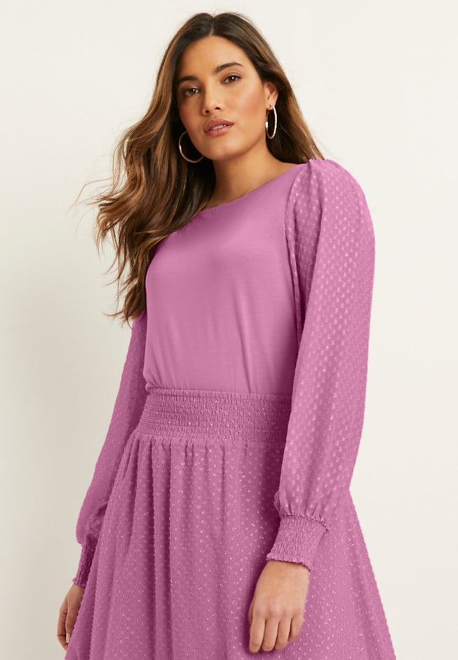 Lace-Sleeve Top image number 4