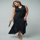 2-Piece Lace Tulip Jacket Dress image number null