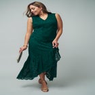 2-Piece Lace Tulip Jacket Dress image number null