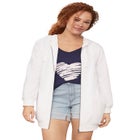 Mid-Rise Stretch Frayed Cuff Hem Shorts image number null