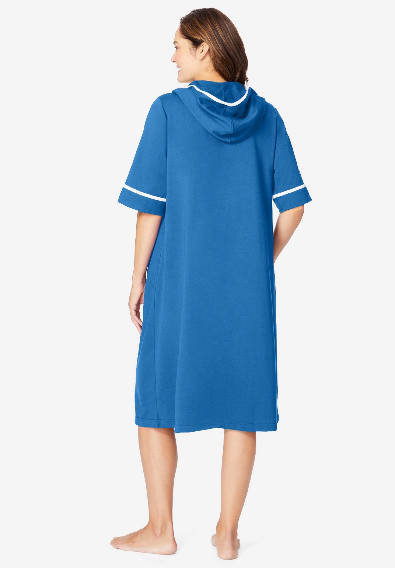 Short French Terry Robe image number 1