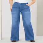 Plus Size 24/7 Stretch Wide Leg Jean image number null