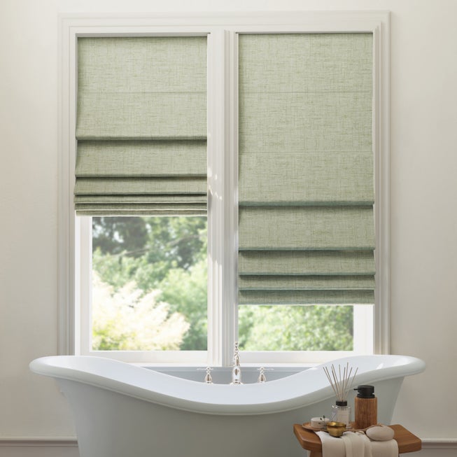 Sun Zero™ Somerton Textured 100% Blackout Cordless Roman Shade image number 0