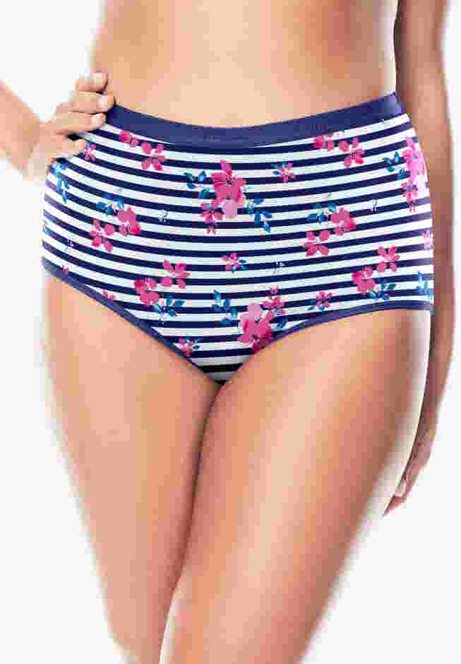 Full Coverage Stretch Cotton Brief 5-Pack image number 1