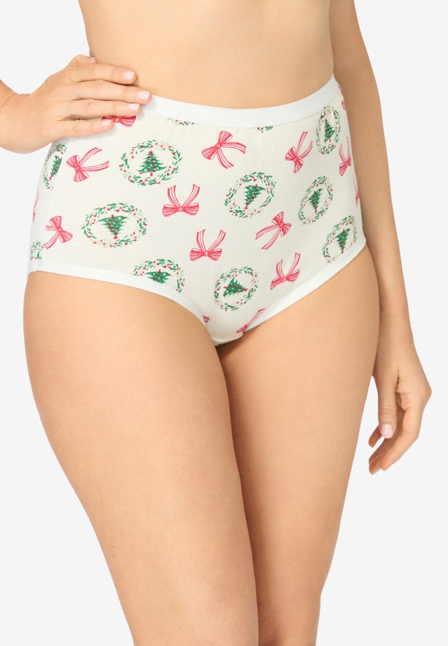 Full Coverage Stretch Cotton Brief 5-Pack image number 2