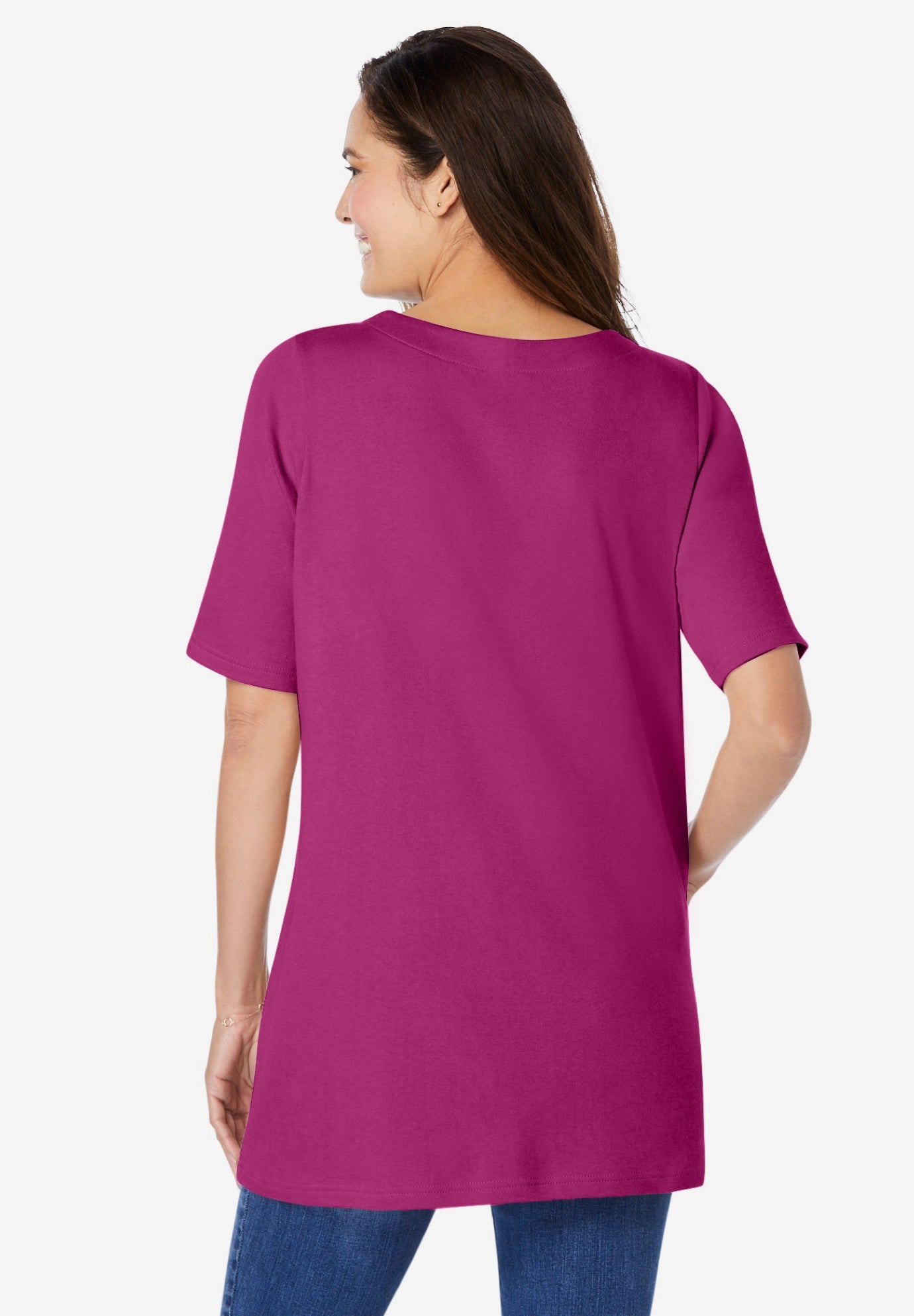 7-Day Embroidered Layered-Look Tunic image number 1