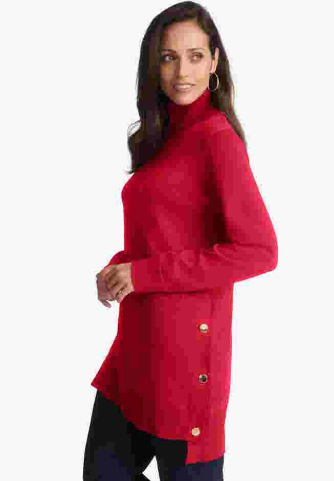 Side Button Turtleneck image number 2
