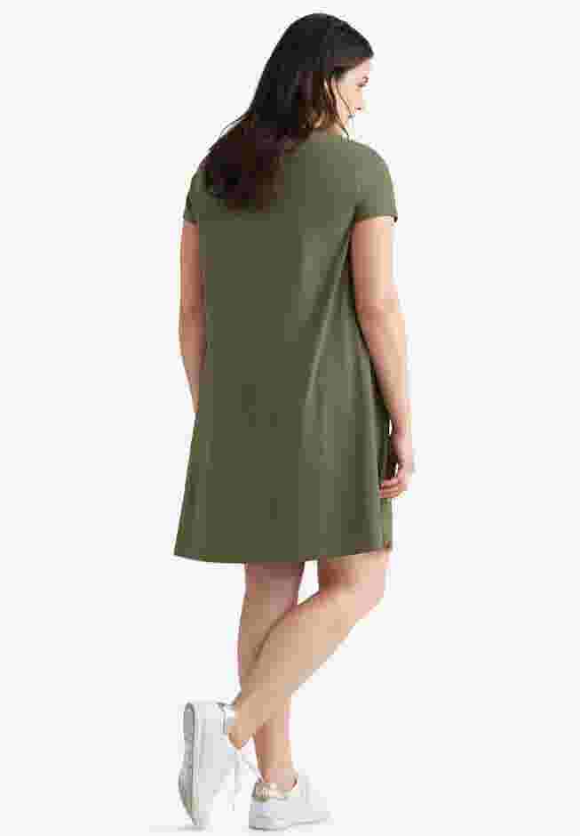 A-Line Knit Tee Dress image number 1