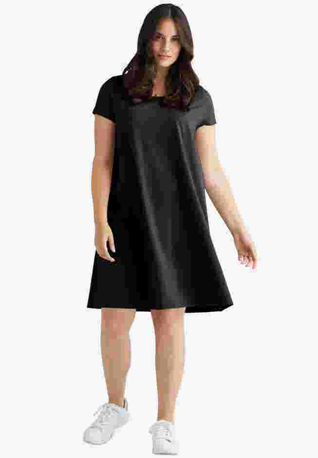 A-Line Knit Tee Dress image number 0