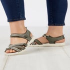 The Annora Nubuck-Like Adjustable Water Friendly Sandal image number null