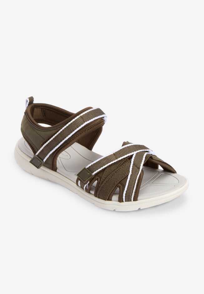 The Annora Nubuck-Like Adjustable Water Friendly Sandal image number 1