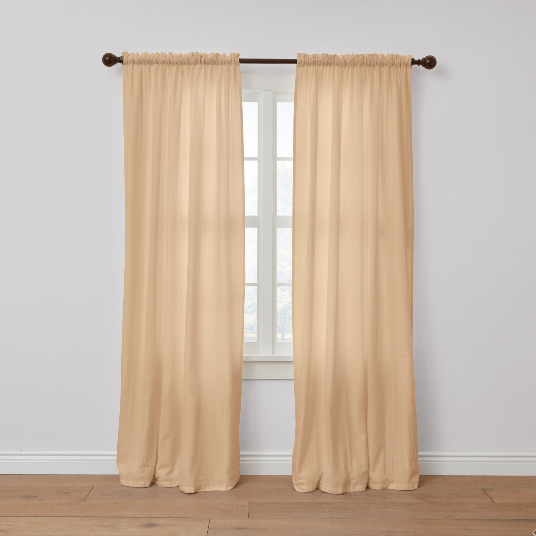 Poly Cotton Canvas Rod-Pocket Panel image number 0