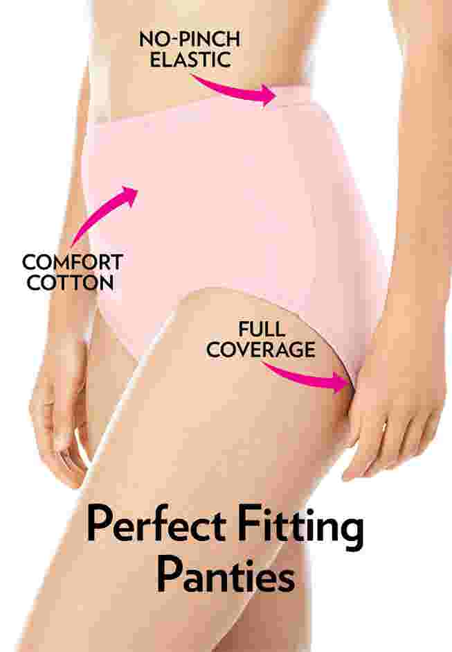 Full Coverage Stretch Cotton Brief 5-Pack image number 4
