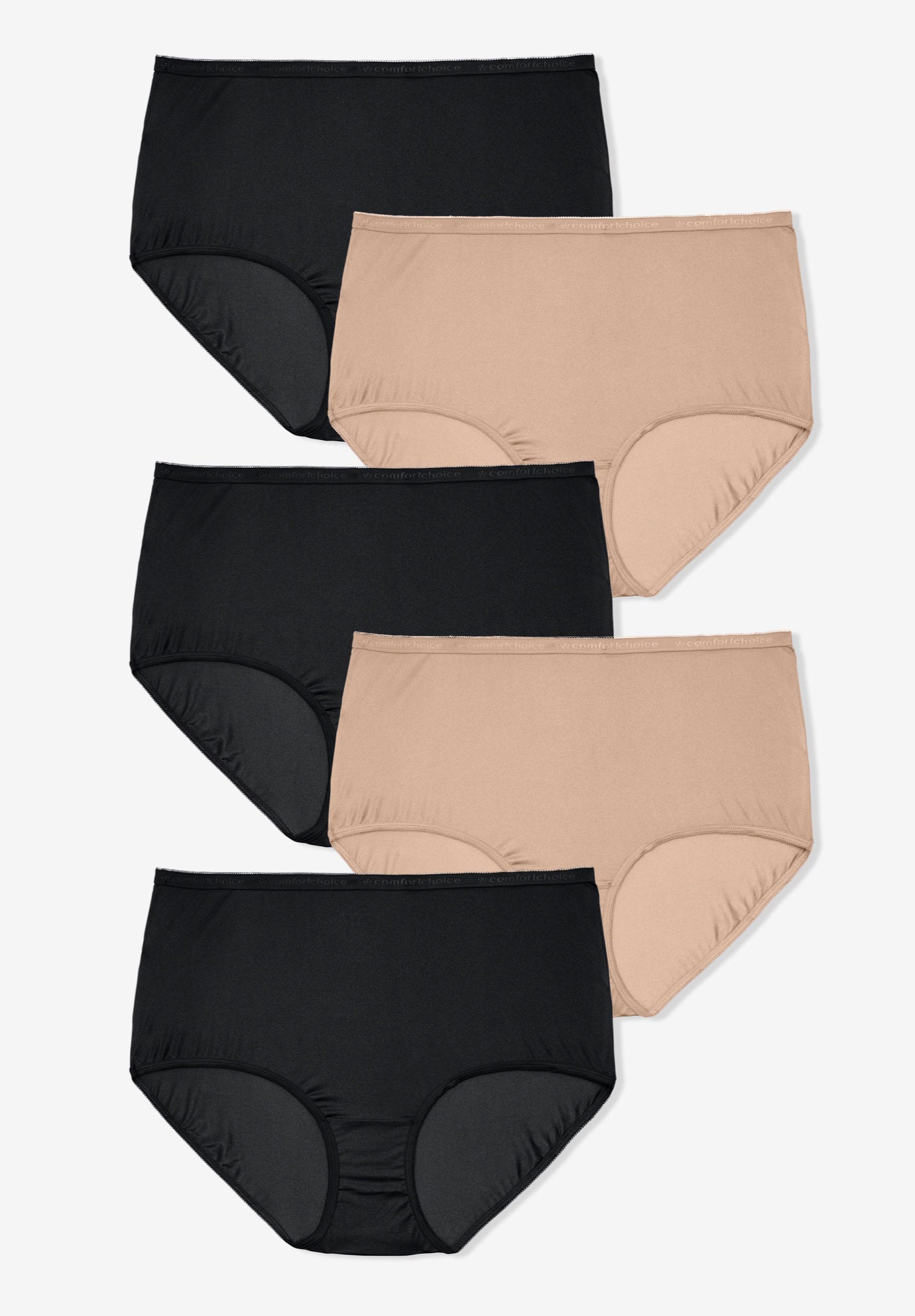 Full Coverage Nylon Brief 5-Pack image number 0