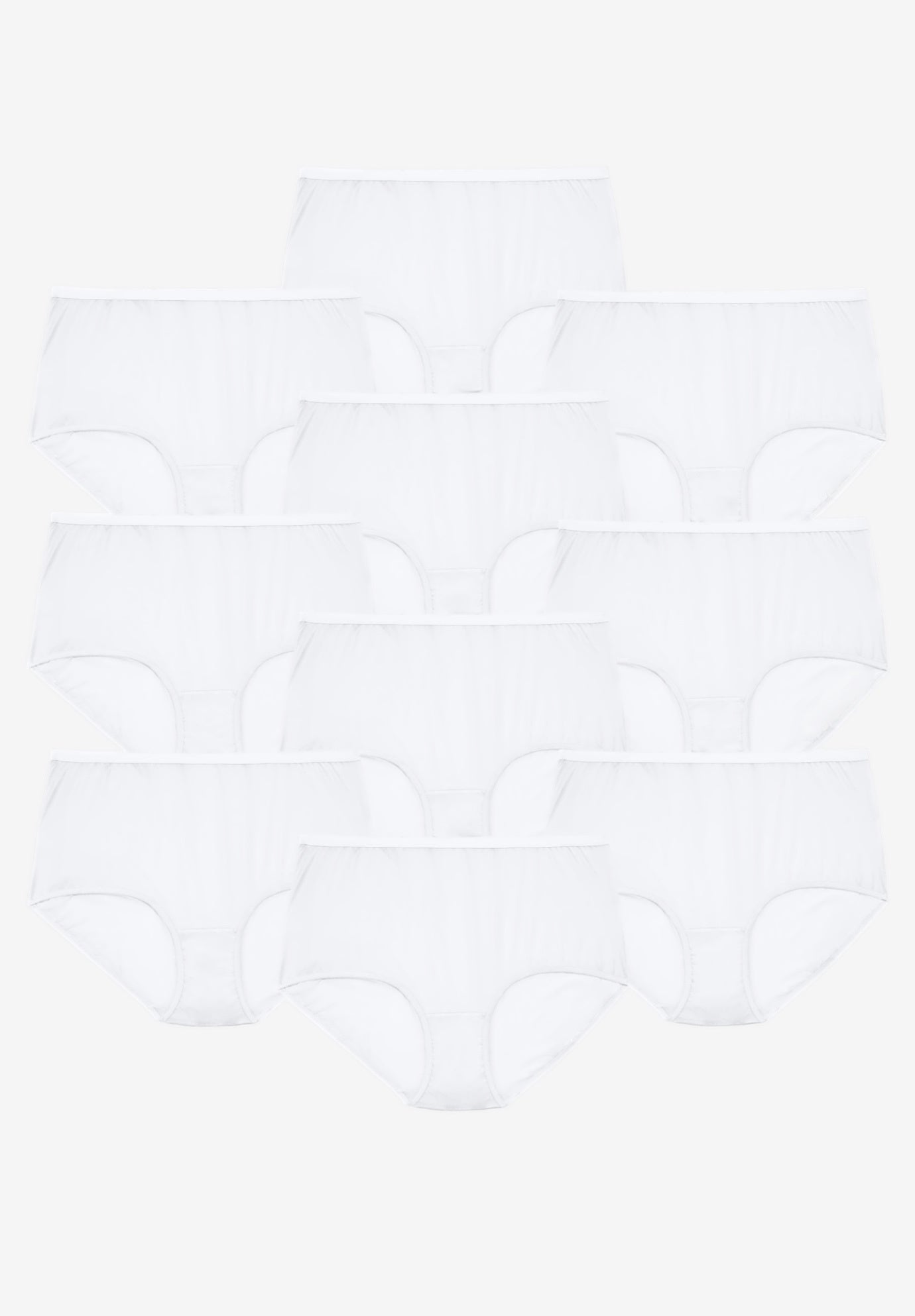 Full Coverage Nylon Brief 10-Pack image number 0