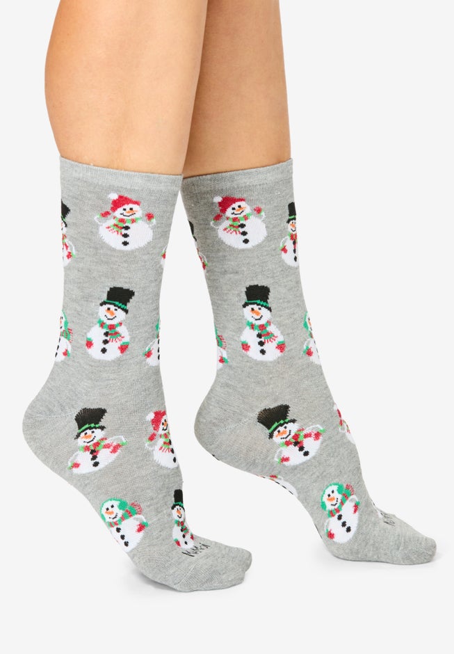 MeMoi® 2-Pack Holiday Crew Socks image number 2