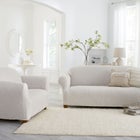 BH Studio Ikat Stretch Loveseat Slipcover image number null