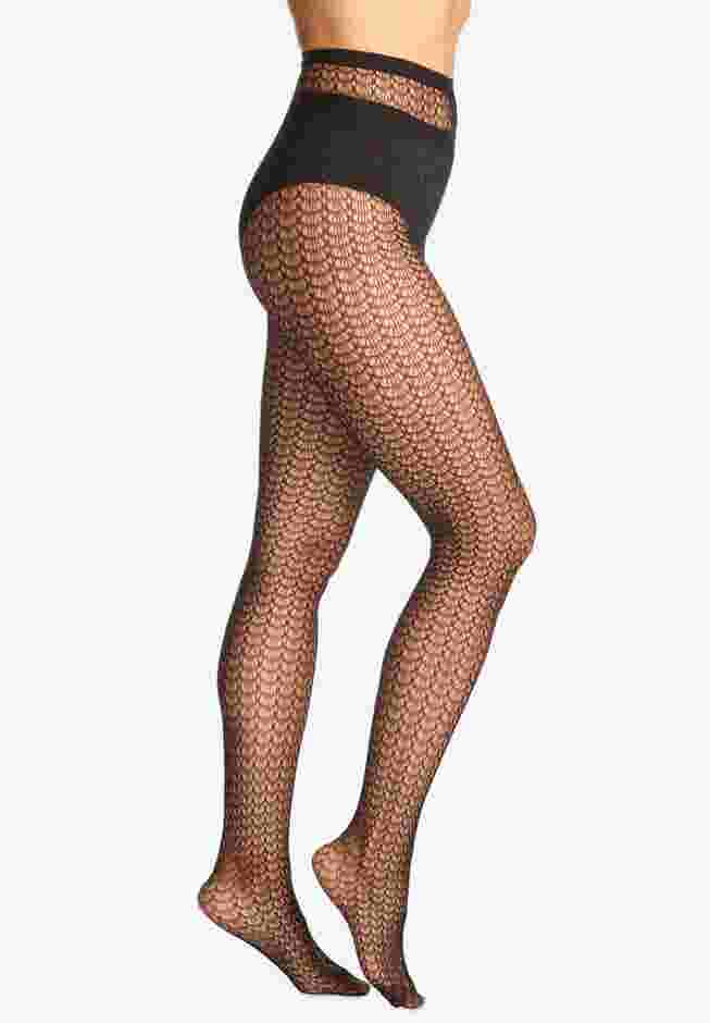 Textured Pattern Tights image number 1