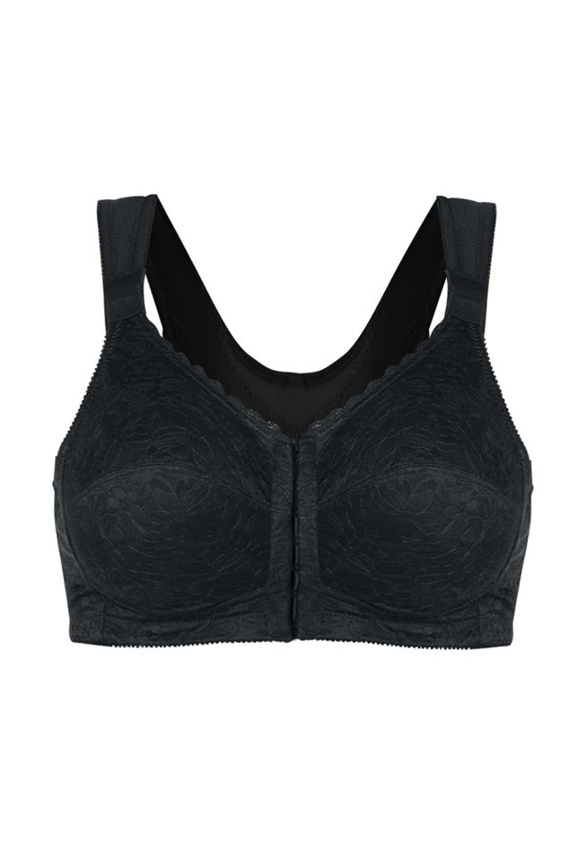 Front Close Wireless Posture Bra image number 2