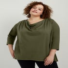 One+Only Cowl-Neck Tunic image number null