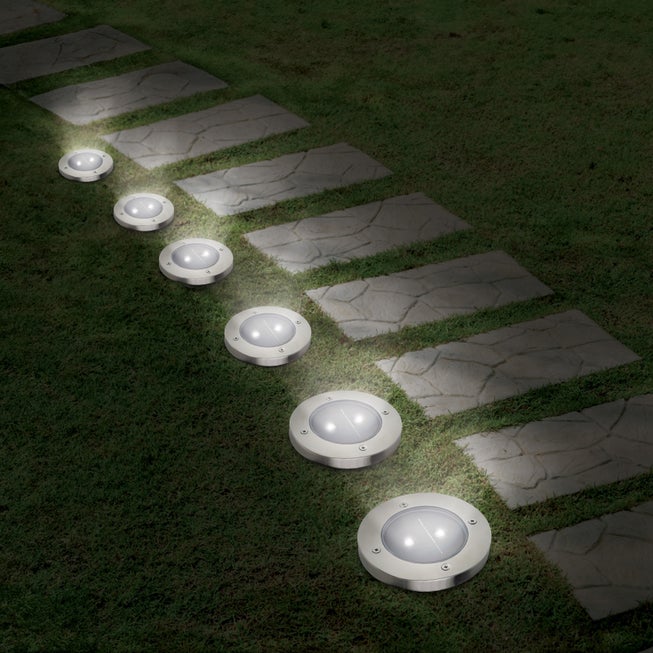 LED Solar Pathway Lights, Set of 6 image number 0