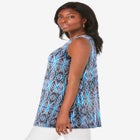 Stretch Knit Sleeveless Swing Tunic image number 2