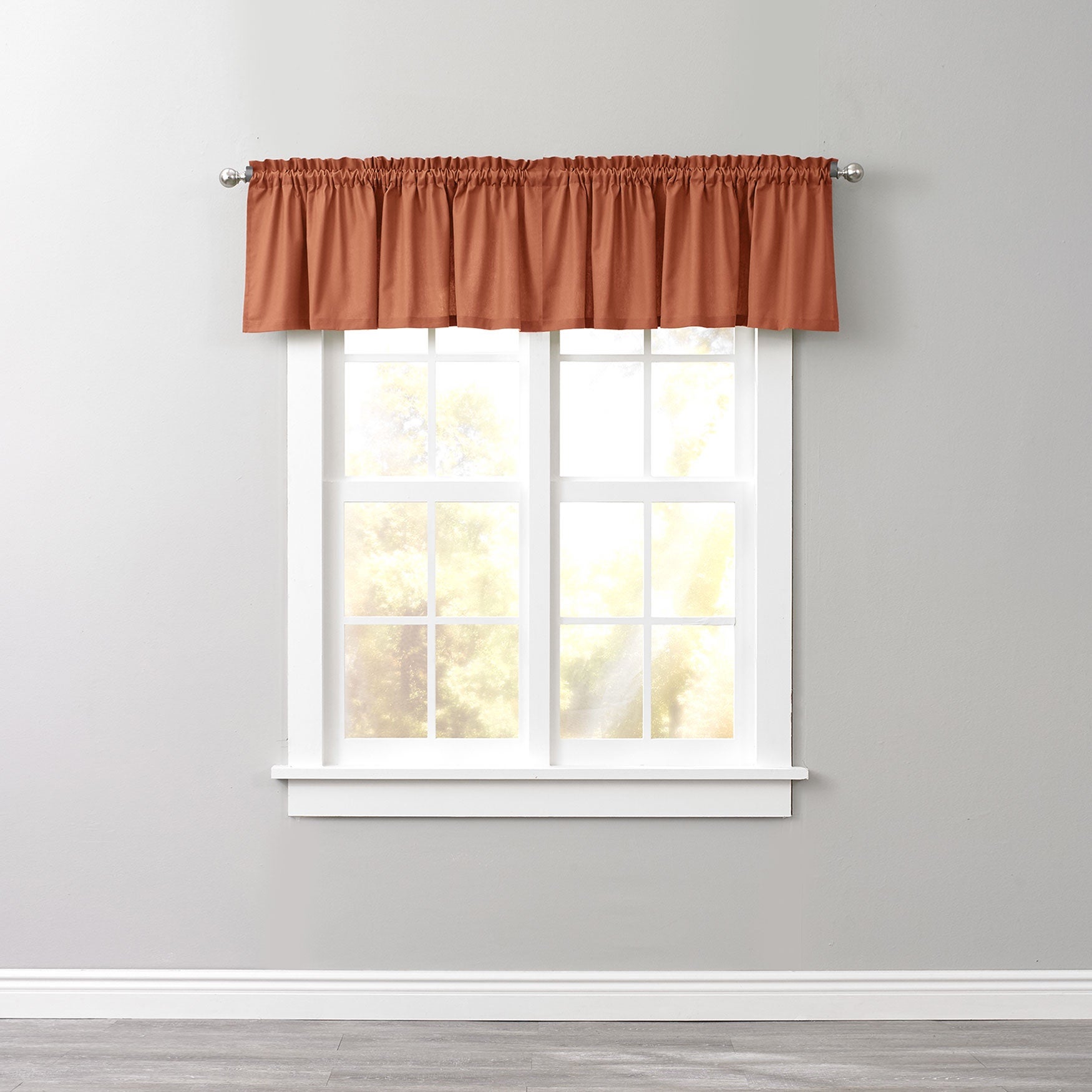 Poly Cotton Canvas Rod-Pocket Valance image number 0
