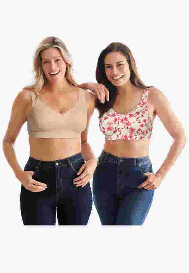Wireless Microfiber T-Shirt Bra image number 8