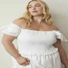 Smocked Tiered Maxi Dress image number null