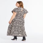Gathered Front Midi Dress image number 2