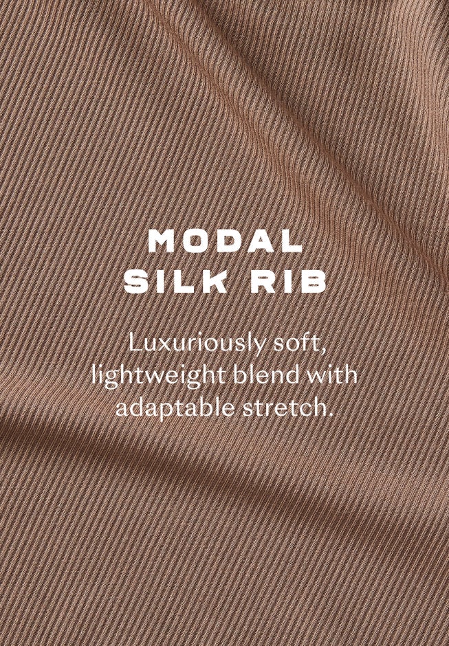 The Cheeky Bikini - Modal Silk Rib image number 4