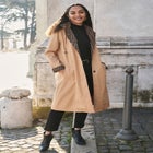 Contrast Hood Raincoat image number null