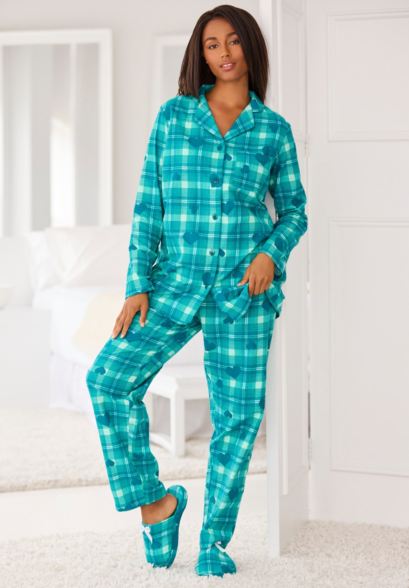 Classic Flannel Pajama Set image number 3