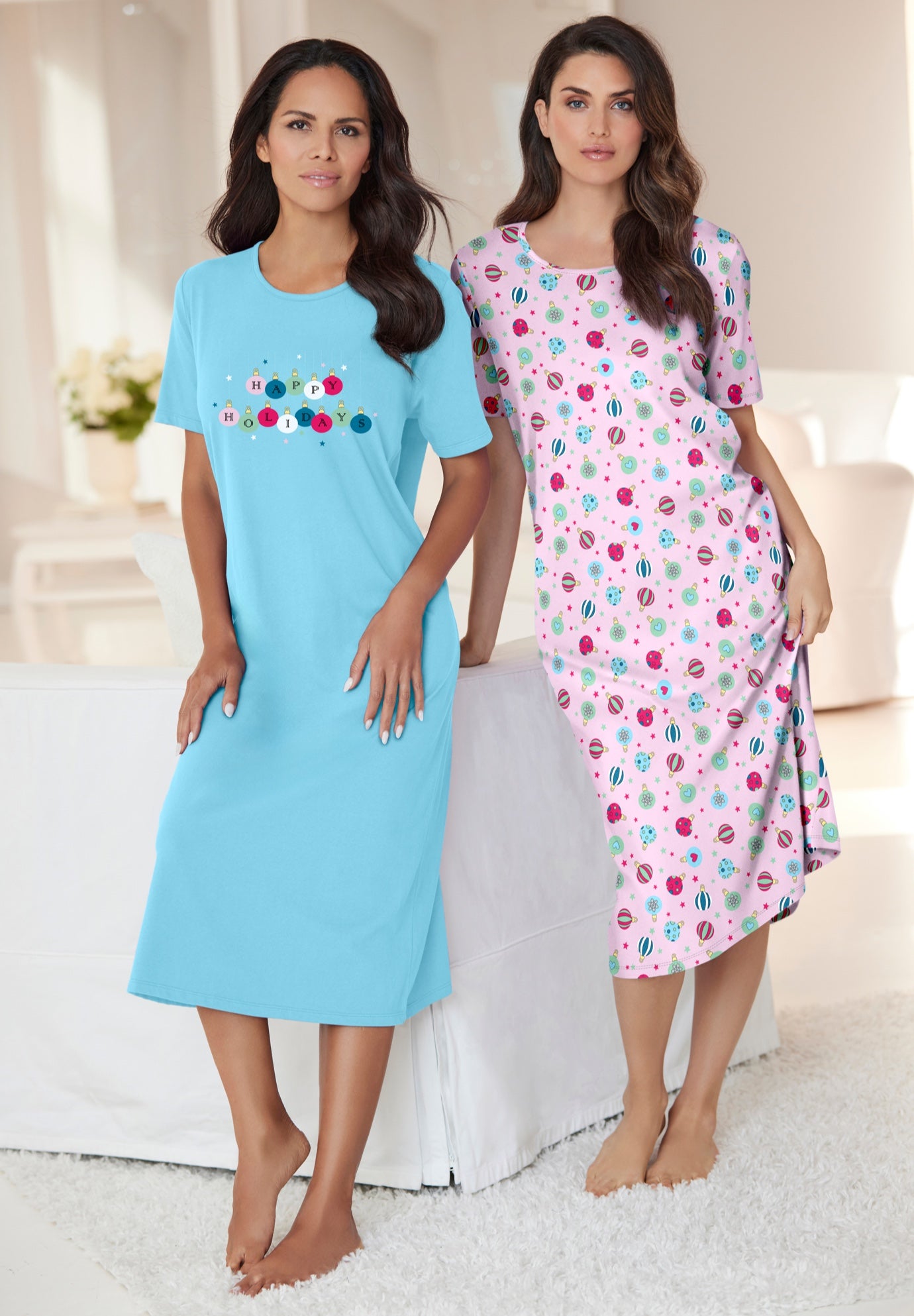 2-Pack Long Sleepshirts image number 4