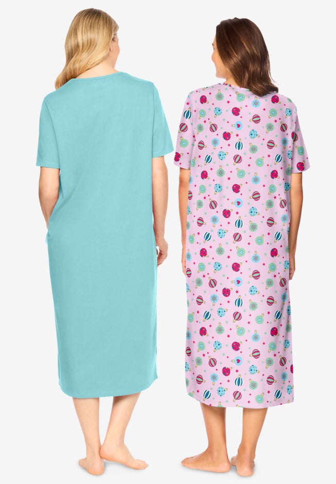 2-Pack Long Sleepshirts image number 1
