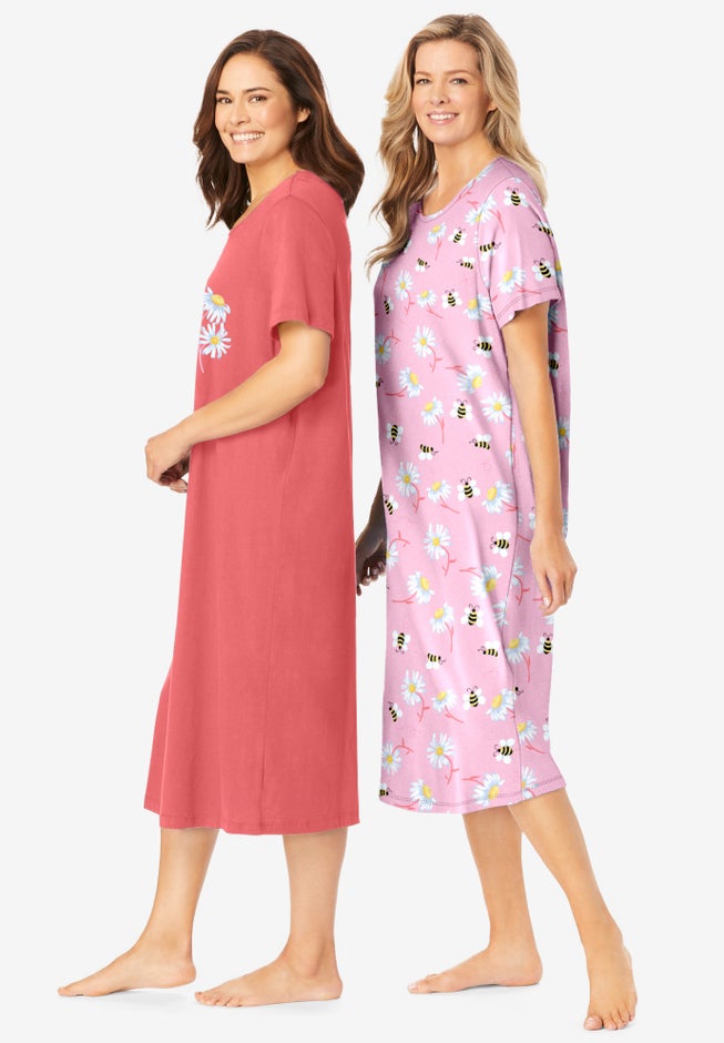 2-Pack Long Sleepshirts image number 2