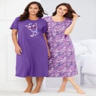 2-Pack Long Sleepshirts image number null