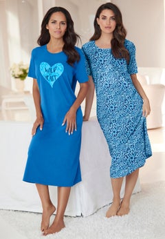 2-Pack Long Sleepshirts