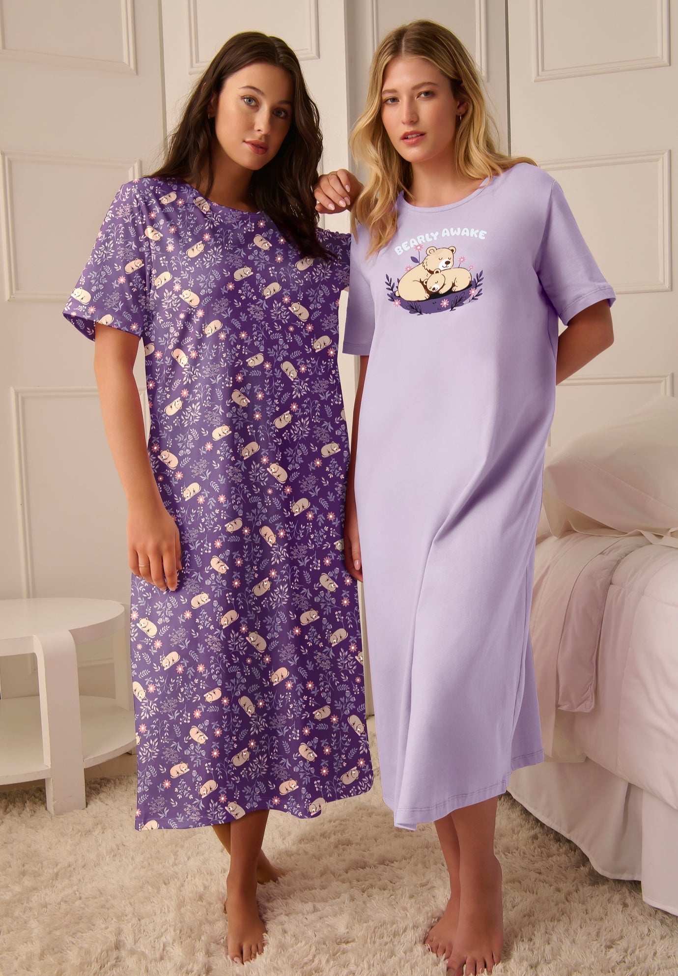 2-Pack Long Sleepshirts image number 0