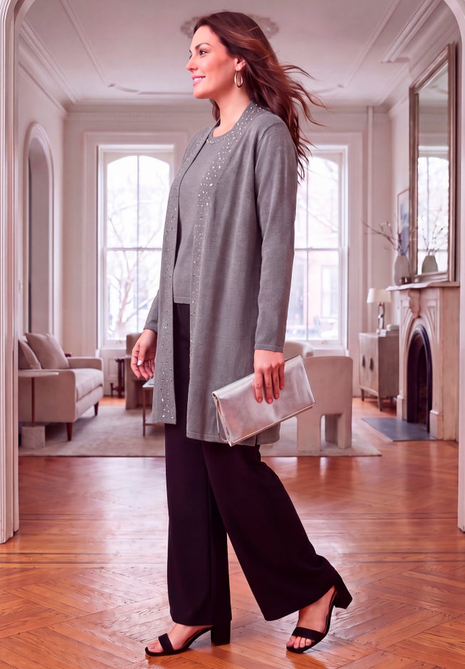 Fine Gauge Cardigan Topper image number 2