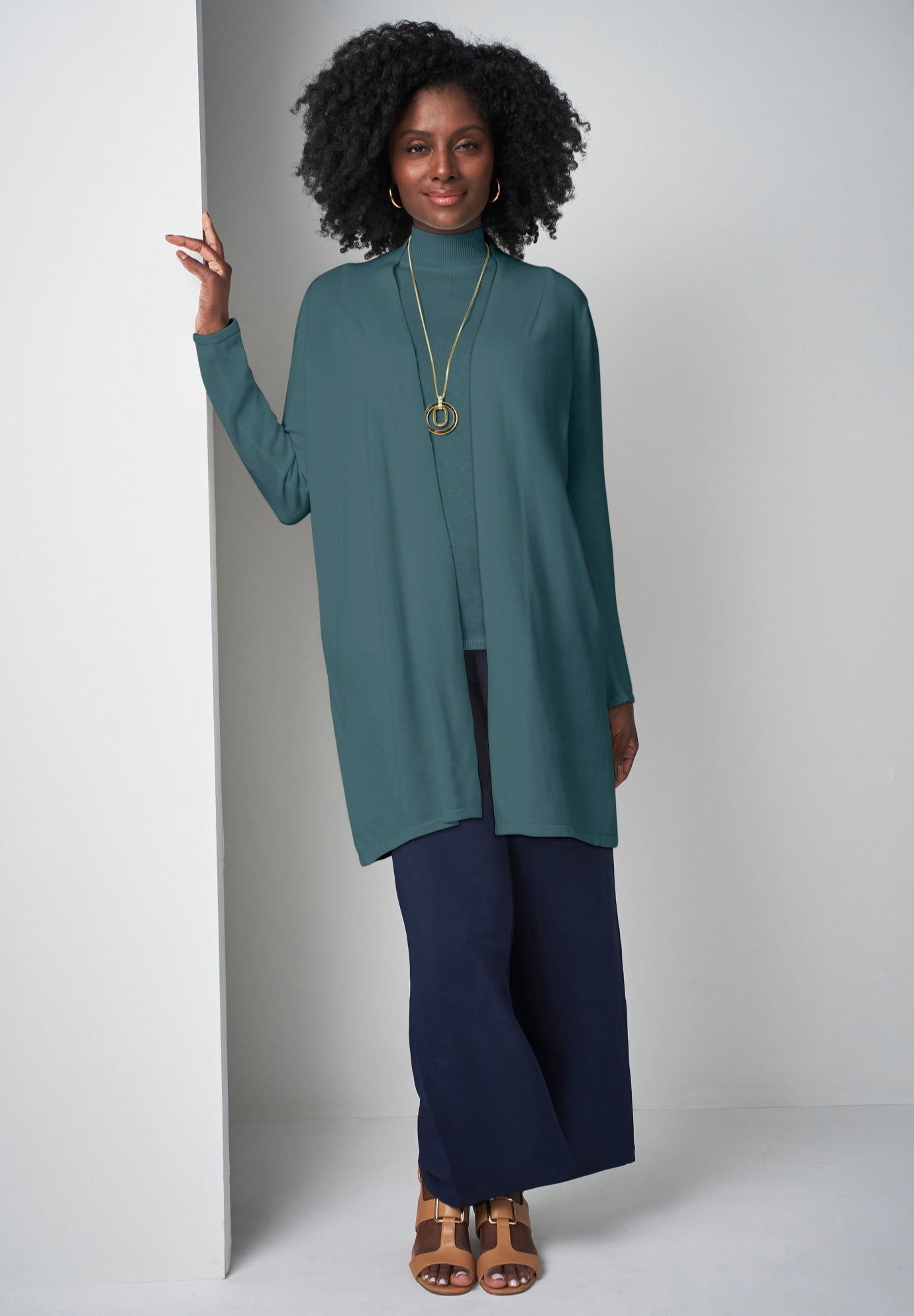 Fine Gauge Cardigan Topper image number 0