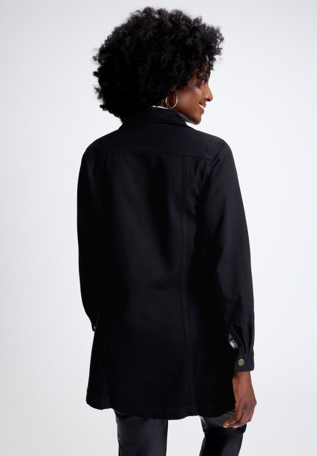 Long Denim Jacket image number 4