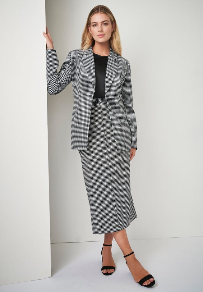 Tummy Control Bi-Stretch Midi Skirt image number 3