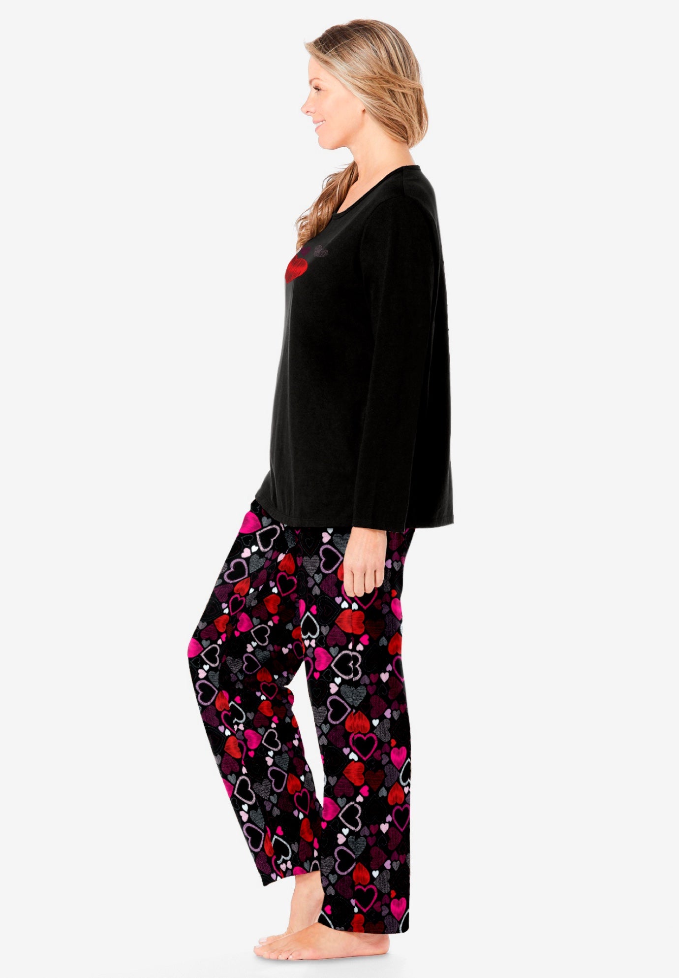 Long Sleeve Knit PJ Set image number 2